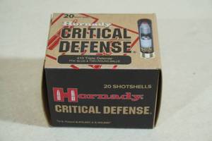lot 212 image: 20 Hornady Critical Defense .410 Gauge 2-12 Shotshells