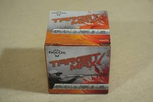 lot 216 image: 25 Fiocchi Target Maxx .410 Gauge 2-12 9 Shot Shotshells