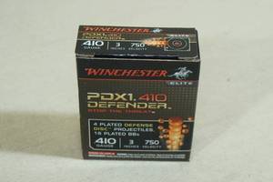 lot 219 image: 10 Winchester PDX1 Defender .410 Gauge 3 Shotshells