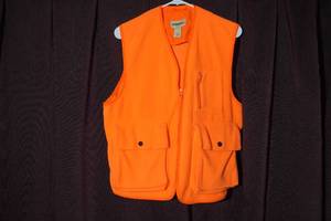 lot 248 image: Gander Mountain Blaze Orange Hunting Vest -Large