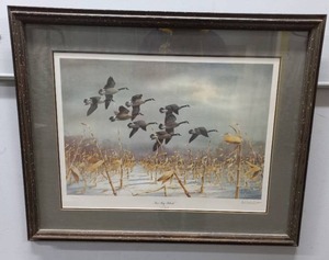 lot 2 image: Nine Big Blacks Lithograph Les Kouba