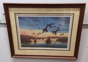 lot 3 image: Feet Down at Dr. Js Lithograph by Jerry Raedeke