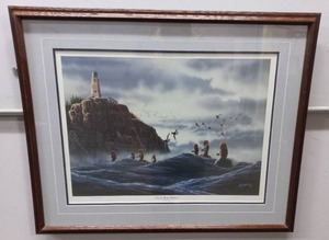 lot 4 image: North Shore Raptures Lithograph by Scot Storm