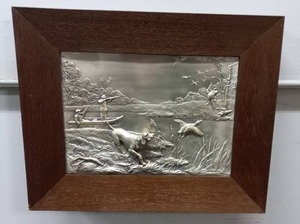lot 27 image: 3-Dimisional Hunting Scene