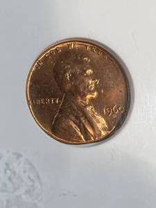 1960 DD US MEMORIAL CENT ANACS MS64 RED