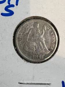 1877-S US SEATED LIBERTY DIME