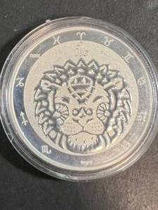 1 TROY OZ .999 FINE SILVER 2022 ELIZABETH II ROUND