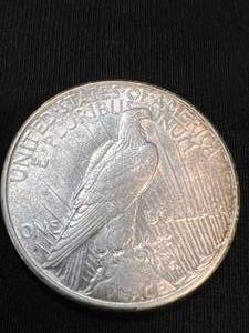 1925-S US SILVER PEACE DOLLAR