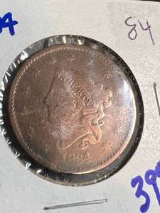 1834 US BRAIDED HAIR LARGE CENT