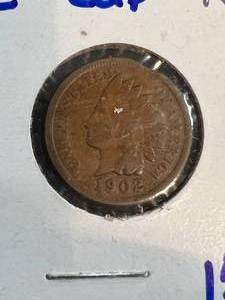 1902 US INDIAN HEAD CENT