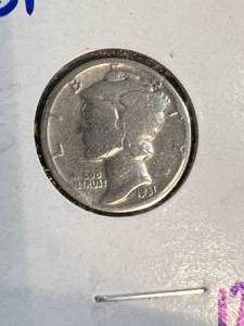 1931 US MERCURY DIME