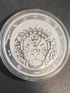1 TROY OZ .999 FINE SILVER 2022 ELIZABETH II ROUND