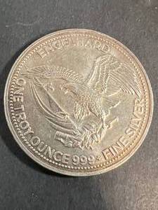 1 TROY OZ .999 FINE SILVER AMERICAN PROSPECTOR ROUND