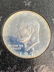 1972 US PROOF EISENHOWER DOLLAR IN CASE