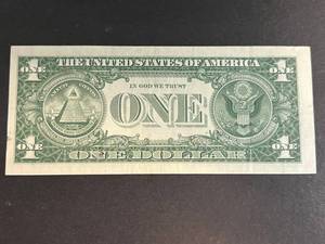 SERIES OF 1957 US $1 SILVER CERTIFICATE STAR NOTE