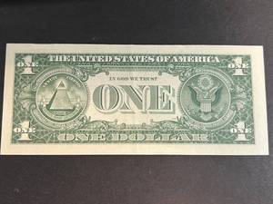 SERIES OF 1957 US $1 SILVER CERTIFICATE STAR NOTE