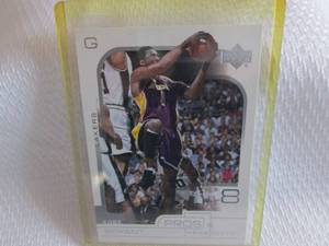lot 15 image: 2000-01 Upper Deck Kobe Bryant Card...
