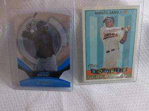 lot 20 image: 2011 Topps & Bowman Miguel Sano Roo...