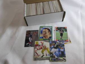 lot 27 image: Box Of Assorted Football Rookie Car...
