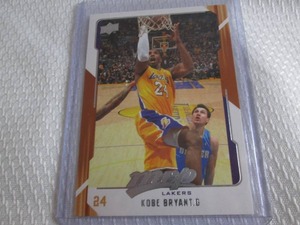 lot 30 image: 2008-09 Upper Deck MVP Kobe Bryant ...