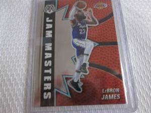 lot 32 image: 2020-21 Mosaic LeBron James Jam Mas...