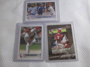 lot 35 image: 2019 & 2022 Topps Shohei Ohtani Car...
