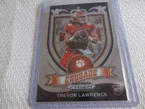 lot 44 image: 2021 Prizm Trevor Lawrence Rookie C...