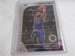 lot 46 image: 2019-20 Hoops Lebron James Premium ...