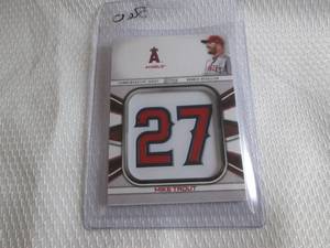 lot 50 image: 2022 Topps Mike Trout Commemorative...