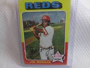 lot 59 image: 1975 Topps Joe Morgan Card...