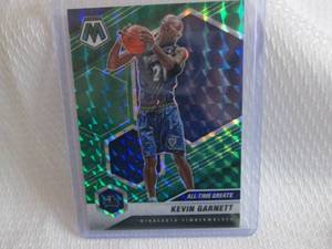 lot 68 image: 2020-21 Mosaic Kevin Garnett Green ...