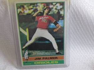lot 69 image: 1976 Topps Jim Palmer Card...