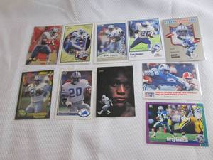 lot 80 image: Assorted Barry Sanders Cards...