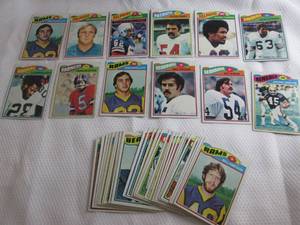 lot 81 image: Assorted 1977 Topps Football Cards...
