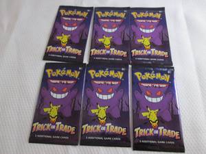 lot 87 image: 6 2023 Pokemon Trick Or Trade Packs...