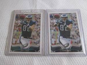 lot 93 image: 2 2013 Topps Zach Ertz Rookie Cards...