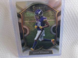 lot 94 image: 2020 Select Justin Jefferson Rookie...