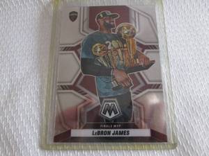 lot 101 image: 2021-22 Mosaic  LeBron James Card...