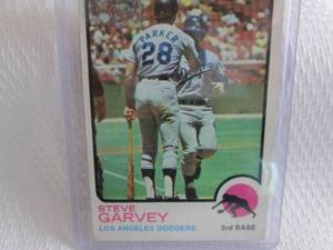 lot 108 image: 1973 Topps Steve Garvey Card...