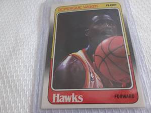 lot 113 image: 1988-89 Fleer Dominique Wilkins Car...