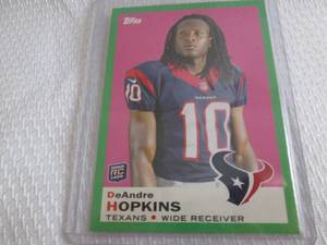 lot 120 image: 2013 Topps DeAndre Hopkins Rookie C...