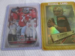 lot 132 image: 2023 Bowman U CJ Stroud Rookie Card...
