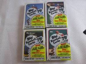 lot 157 image: 4 1989 Topps Baseball Cello Packs...