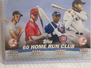 lot 159 image: 2000 Topps Babe Ruth, Roger Maris, ...
