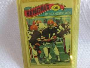 lot 166 image: 1977 Topps Ken Anderson Card...