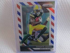 lot 167 image: 2018 Prizm Davante Adams Red, White...