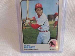 lot 169 image: 1973 Topps Tony Perez Card...