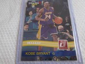 lot 172 image: 2010-11 Donruss Kobe Bryant Card...