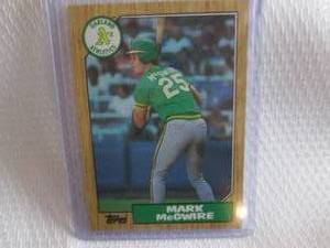 lot 178 image: 1987 Topps Mark McGwire Card...