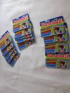 lot 180 image: 15 1989 Topps Yearbook Stickers Pac...